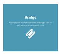 a white screen with the words'bridge' written on it