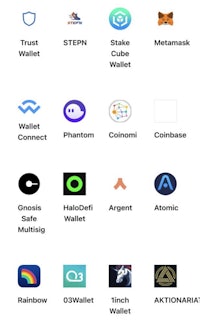 a list of different types of crypto wallets