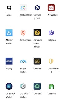 a list of different types of crypto wallets