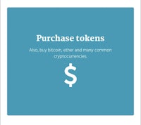 purchase tokens also buy bitcoin and many other common cryptcoins