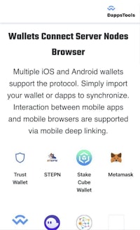 wallets connect server nodes browser screenshot